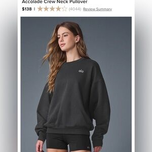 Accolade Crew Neck Pullover Grey